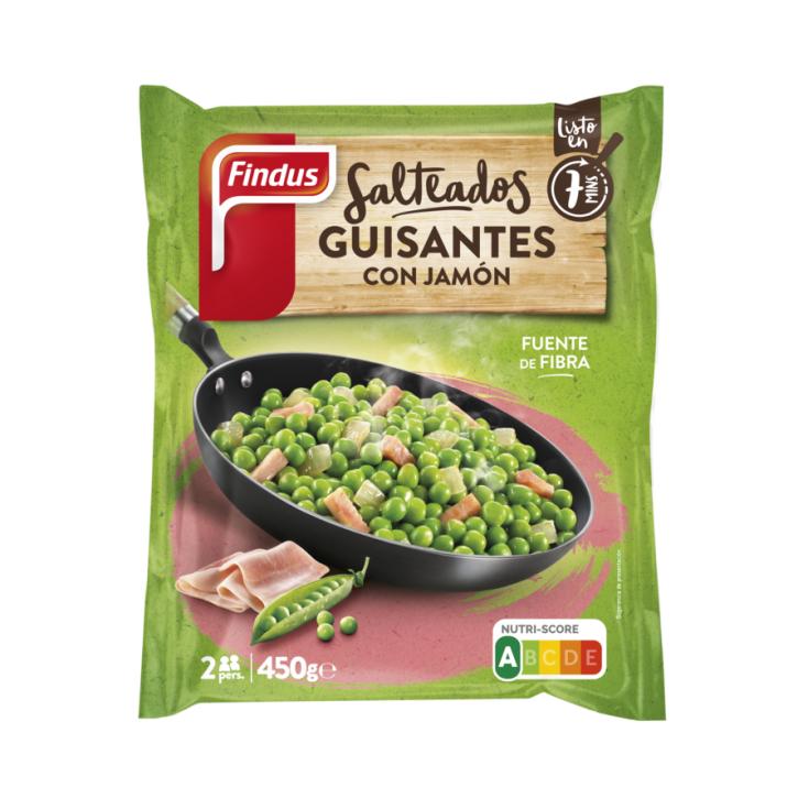 GUISANTES CON JAMON, 450G FINDUS 