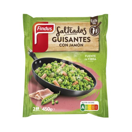 GUISANTES CON JAMON, 450G FINDUS 