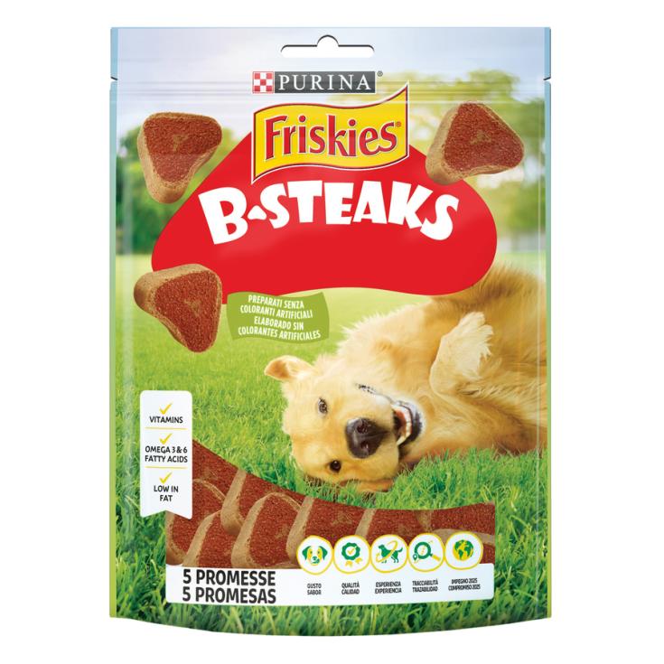 PURINA FRISKIES B-STEAKS, 150G FRISKIES