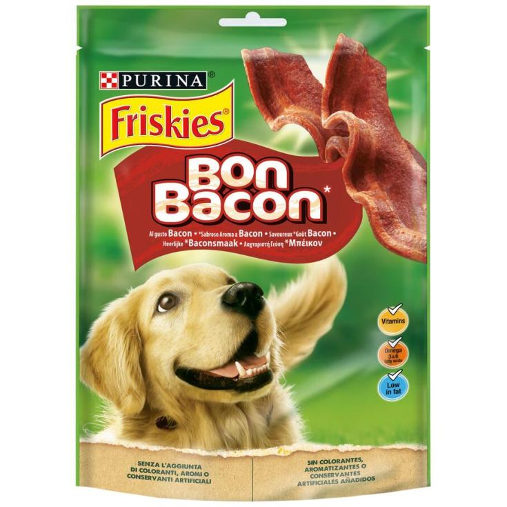 SNACK PERRO BACON, 120 GR FRISKIES