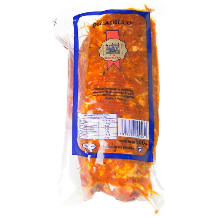 PICADILLO DE CHORIZO , 500G LA RIBERA 