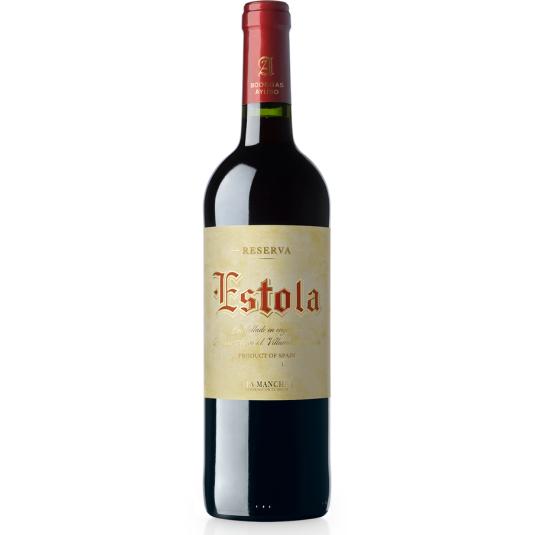 VINO TINTO RESERVA D.O CASTILLA , 750ML ESTOLA