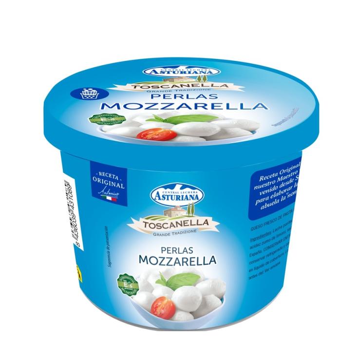 PERLAS MOZZARELLA , 125G FLOR DE BURGOS 