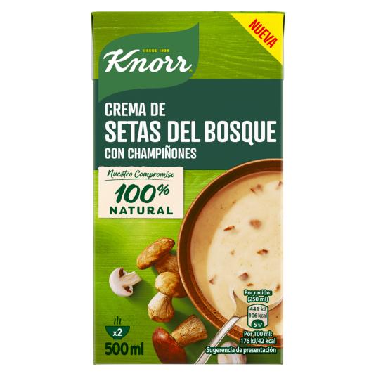 CREMA DE SETAS DEL BOSQUE, 500ML KNORR