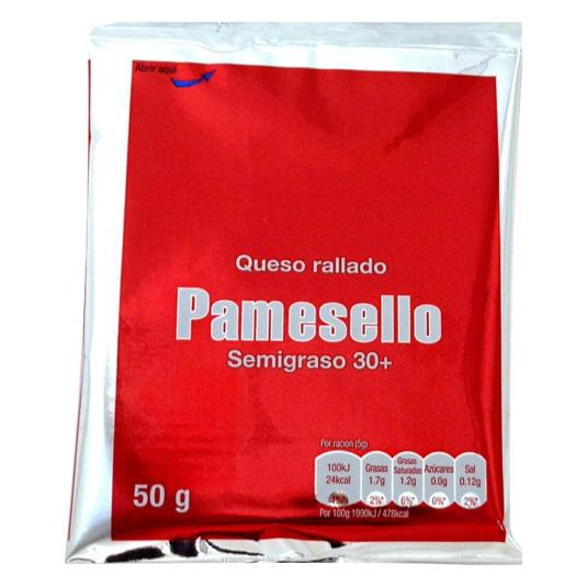 QUESO PARMESELLO, 50G TGT