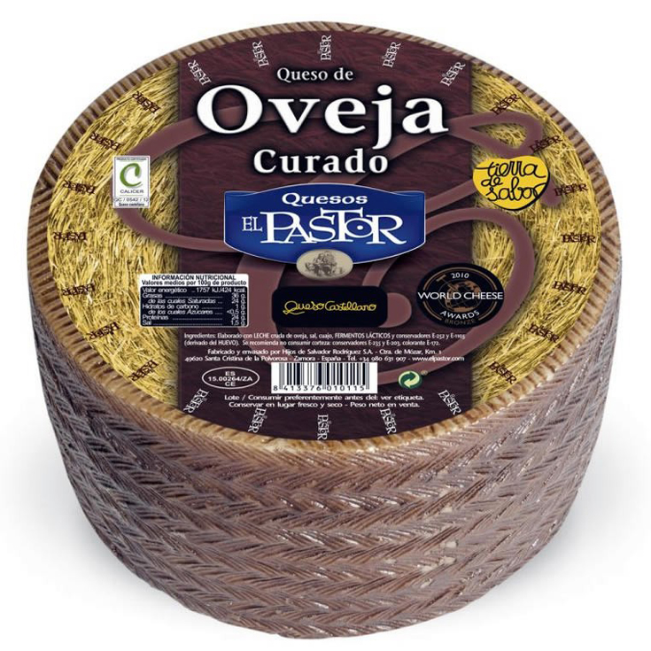 QUESO CURADO OVEJA , KG EL PASTOR