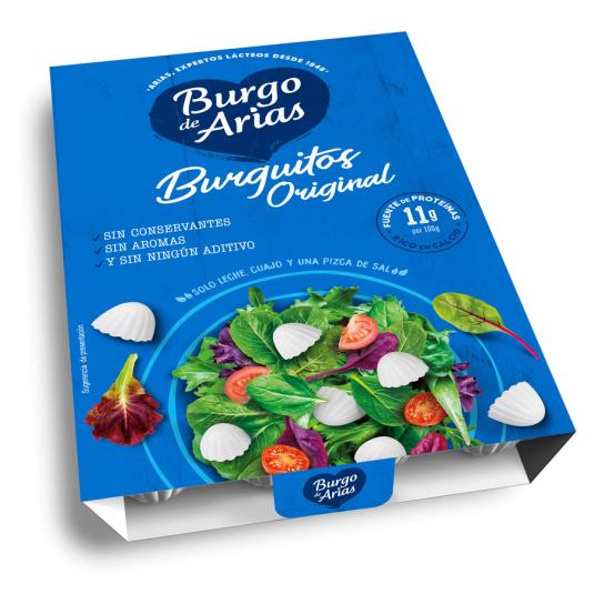 QUESO BURGOS NATURAL , 120G ARIAS