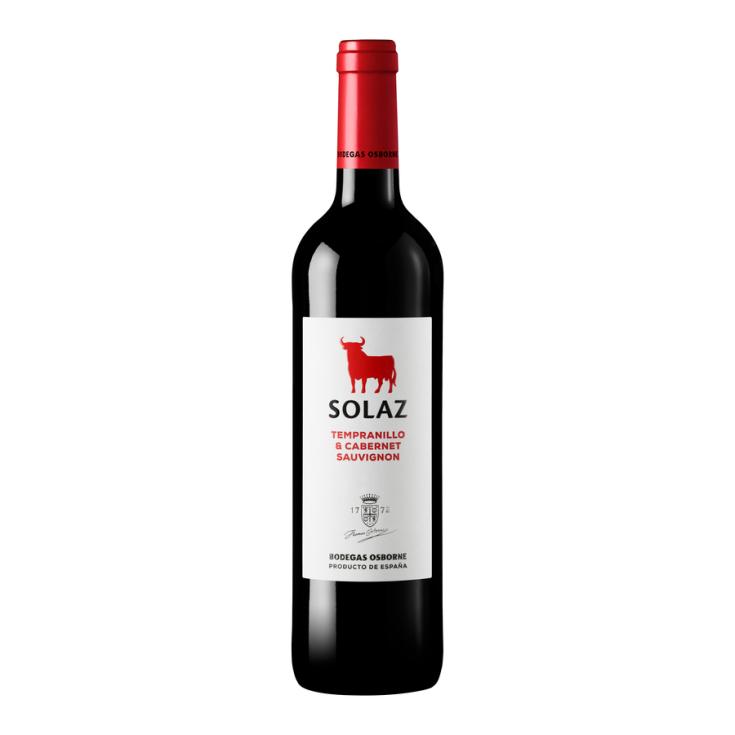 VINO TINTO JOVEN D.O.T.CASTILLA, 750ML SOLAZ