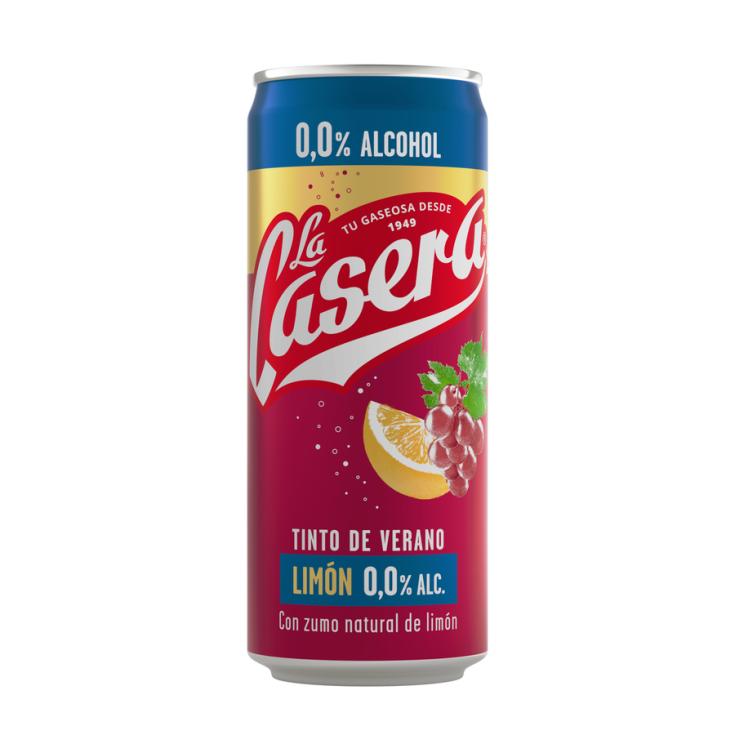 TINTO DE VERANO LIMON SIN ALCOHOL, 330ML LA CASERA