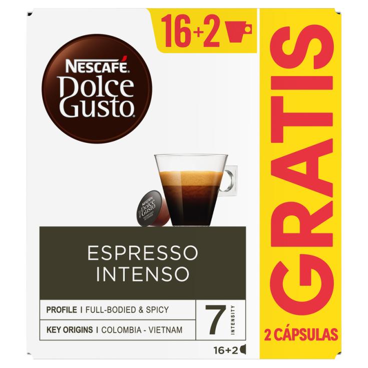 CAPSULAS DE CAFE ESPRESO INTENSO, 16 CAP DOLCE GUSTO