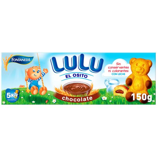 OSITO LULU RELLENO CHOCOLATE, 150G FONTANEDA