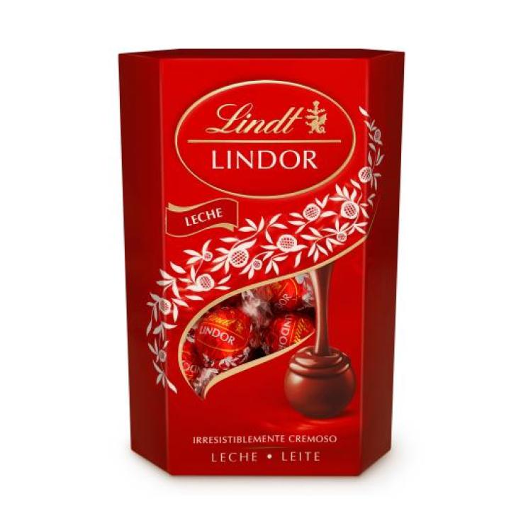 BOMBONES LECHE LINDOR CORNET, 200GR LINDT