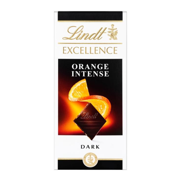 CHOCOLATE EXCELL. NARANJA-ALMEN, 100GR LINDT