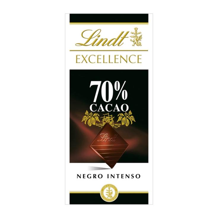 CHOCOLATE EXCELLENCE 70% CACAO, 100GR LINDT