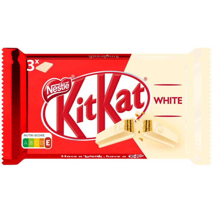 BARRITAS DE CHOCOLATE BLANCO, 3X41G KITKAT