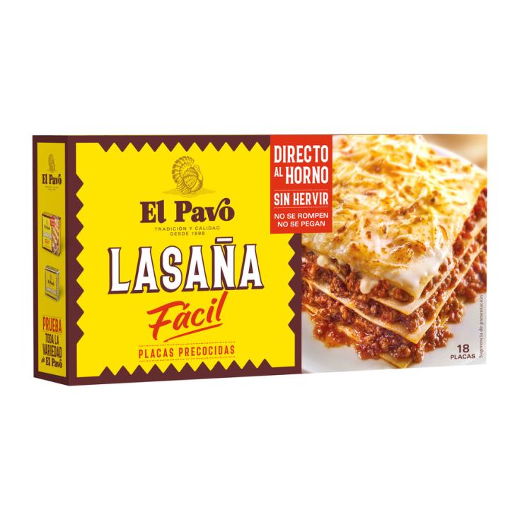LASAÑA PRECOCIDA, 200GR EL PAVO