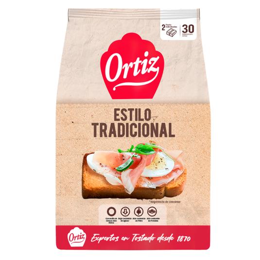 PAN TOSTADO TRADICIONAL, 30REB PAN ORTIZ