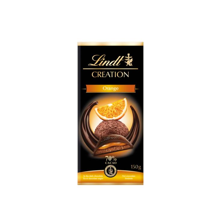 CHOCOLATE CREATION NARANJA 70%, 150GR LINDT