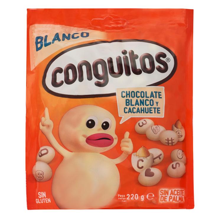 CONGUITOS CHOLATE BLANCO DOY PACK 200GR LACASA