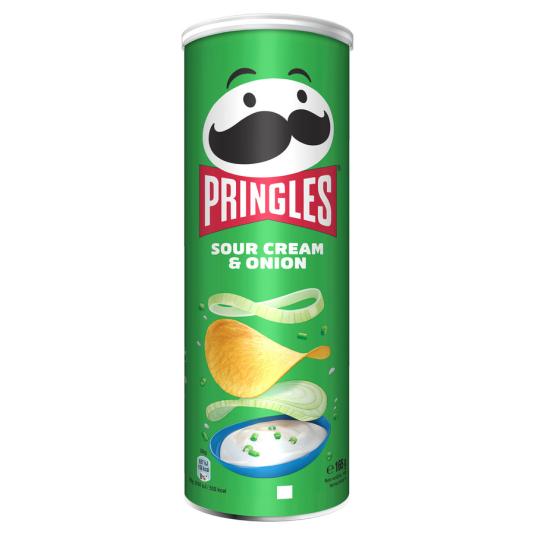 PATATAS FRITAS SOUR CREAM & ONION, 165GR PRINGLES