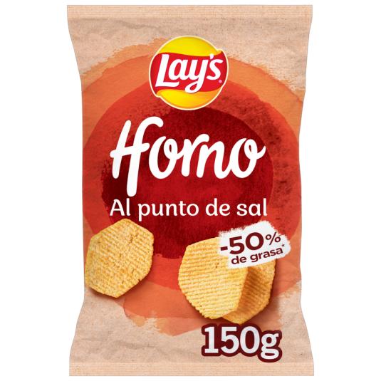 PATATAS FRITAS AL HORNO, 150GR LAYS