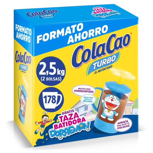 CACAO INSTANTANEO TURBO, 2,5KG COLACAO