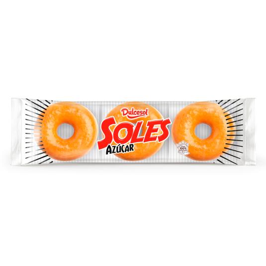 SOLES AZUCAR CARTON 4UND ,160G DULCESOL