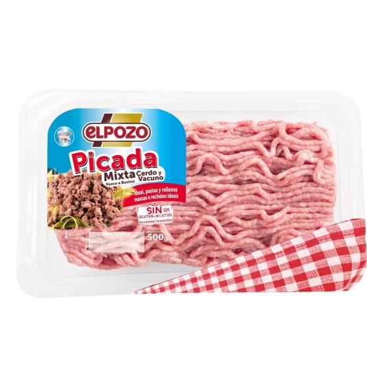 CARNE PICADA MIXTA , 500G EL POZO