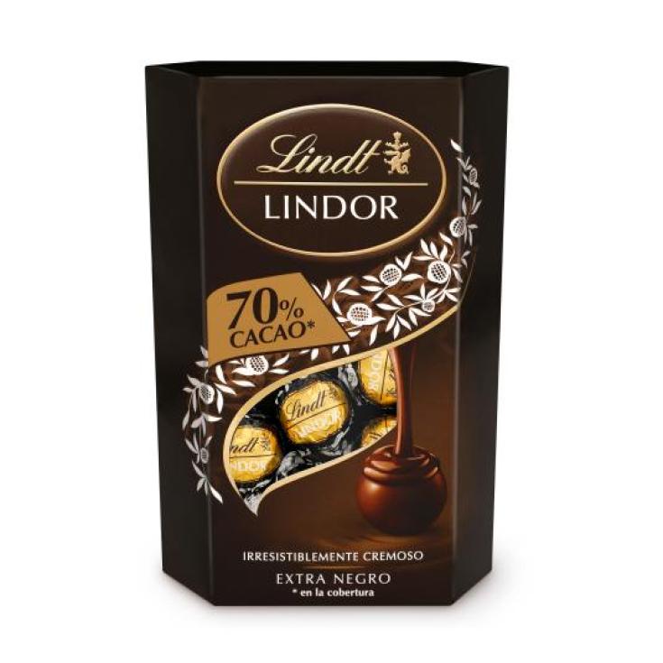 BOMBONES 70% CACAO LINDOR CORNET, 200GR LINDT