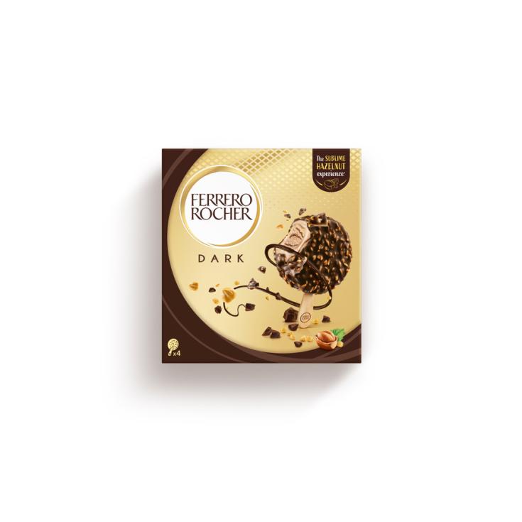 BOMBON DARK HELADO ,4X50G FERRERO ROCHER