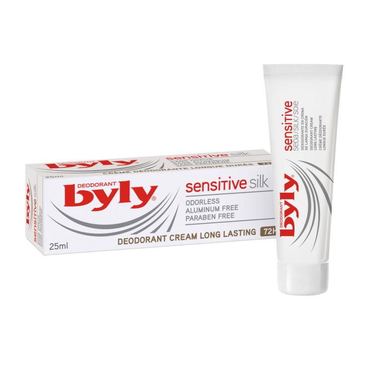 DESODORANTE EN CREMA SENSITIVE 72H, 25ML BYLY