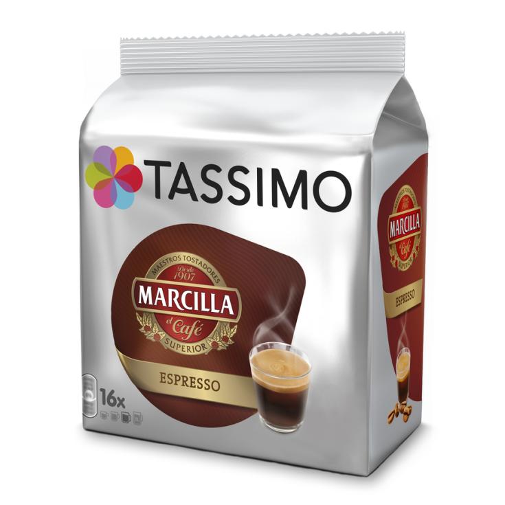 CAPSULAS DE CAFE MARCILLA ESPRESSO, 118G TASSIMO