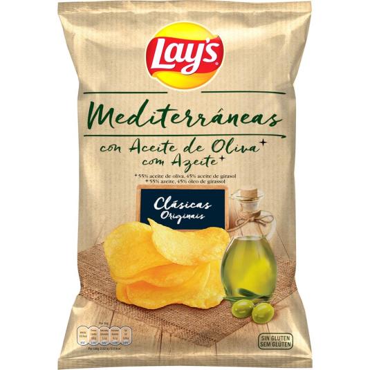 PATATAS FRITAS MEDITERRANEAS, 150GR LAYS