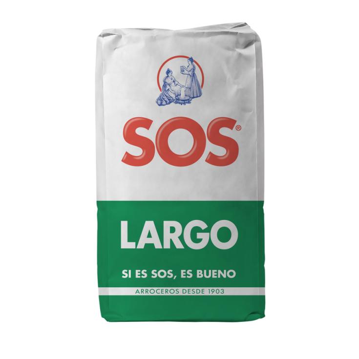 ARROZ LARGO, 1KG SOS