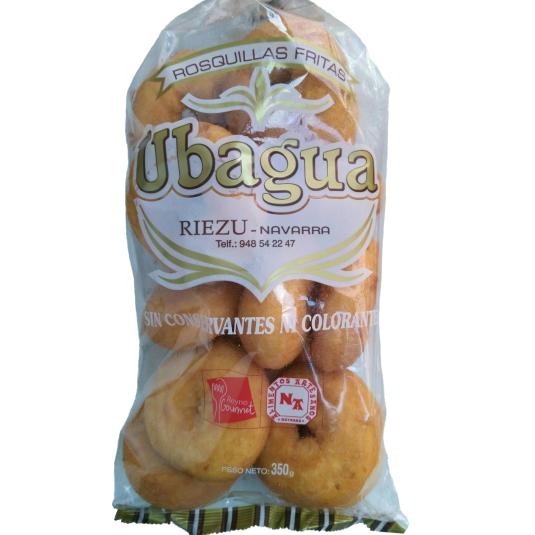 ROSQUILLAS FRITAS, 350GR UBAGUA