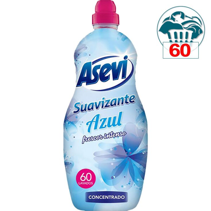 SUAVIZANTE CONCENTRADO AZUL FRESCOR INTENSO, 60D ASEVI