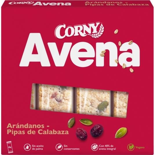 BARRITAS AVENA ARANDANO CORNY 4X35GR