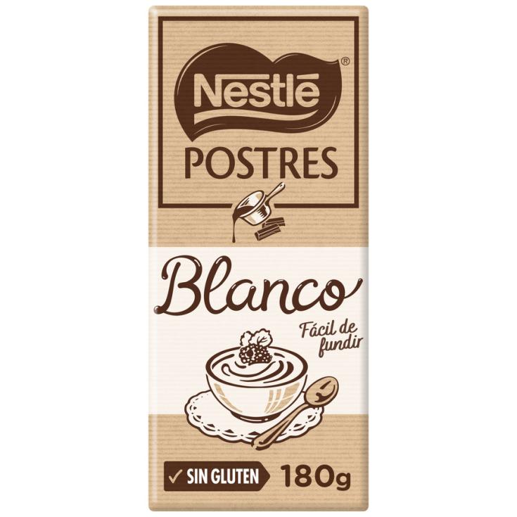 CHOCOLATE BLANCO POSTRES, 180GR NESTLE