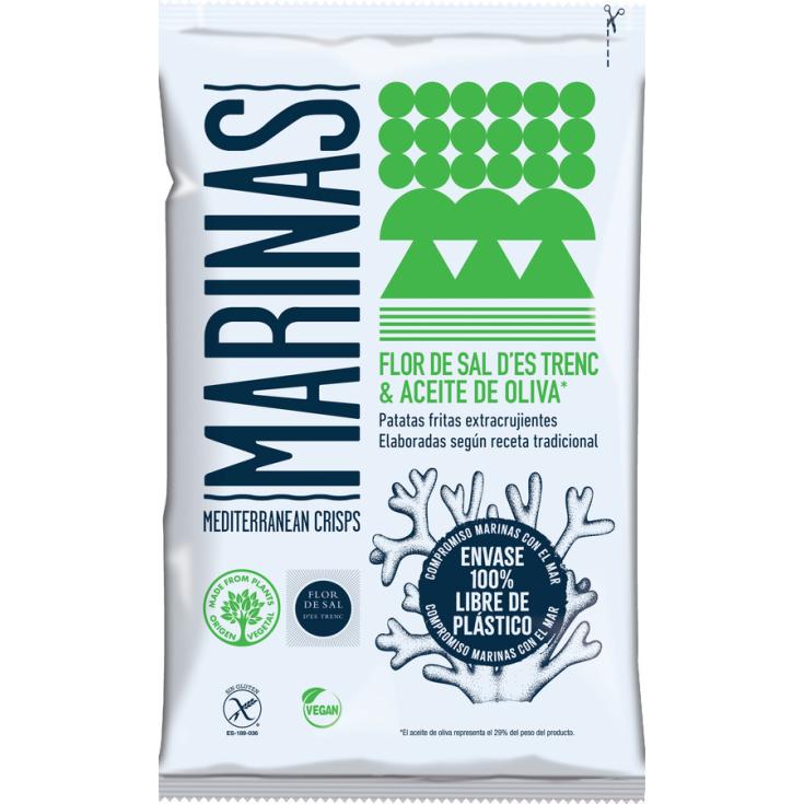 CHIPS MARINAS EN ACEITE OLIVA, 135G VIDAL