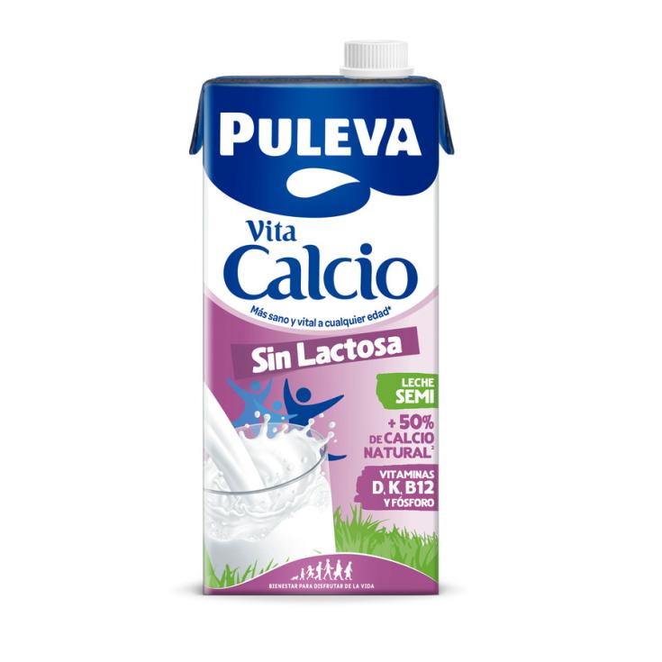 LECHE CON CALCIO Y SIN LACTOSA, 1L PULEVA