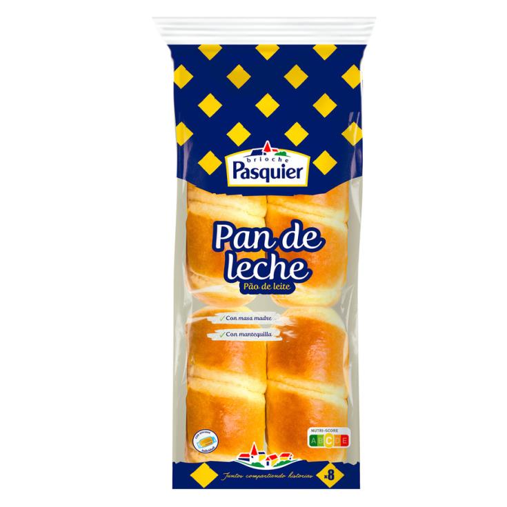 PAN DE LECHE PASQUIER 8UD, 280G RECONDO