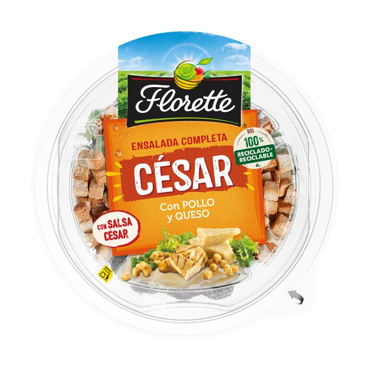 ENSALADA CESAR BARQUETA , 205G FLORETTE