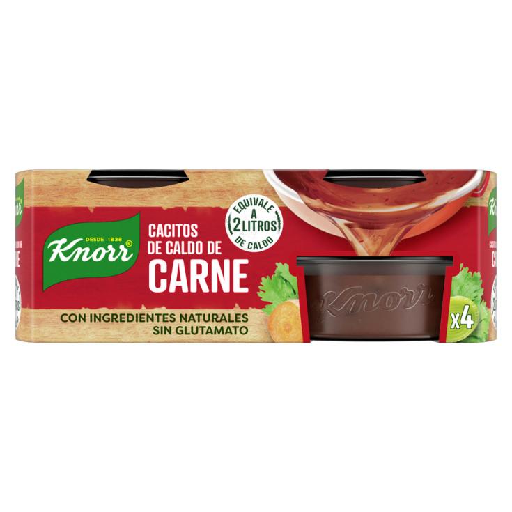 CACITOS DE CALDO DE TERNERA, 4 UNID KNORR