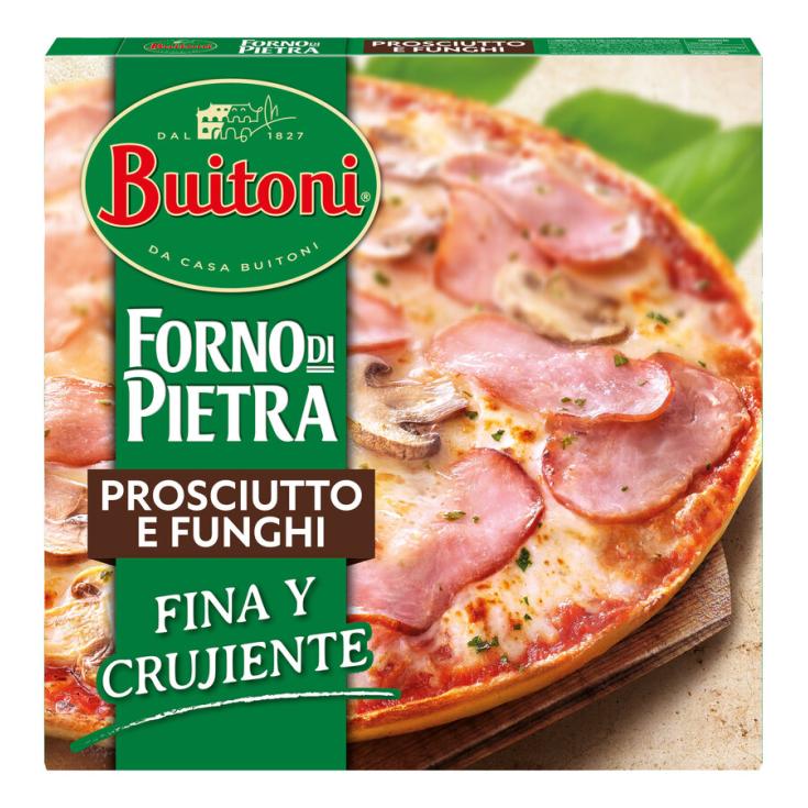 PIZZA FORNO DI PIETRA PROSCIUTTO E FUNGH, 320G BUITONI