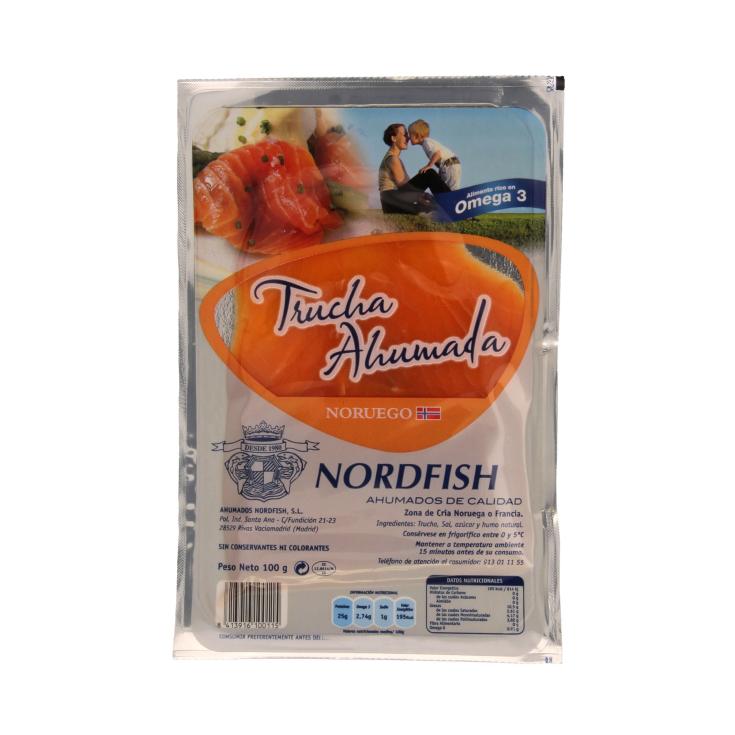 TRUCHA AHUMADA, 100G NORDFISH