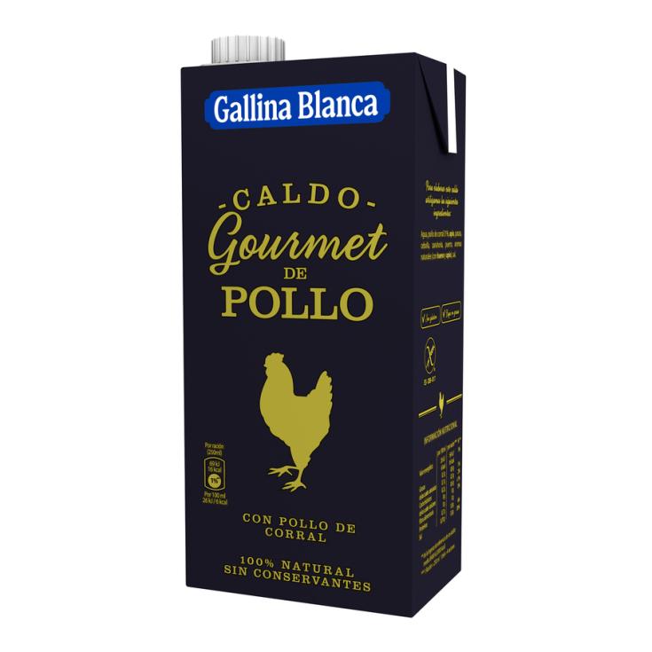 CALDO DE POLLO GOURMET, 1L GALLINA BLANCA