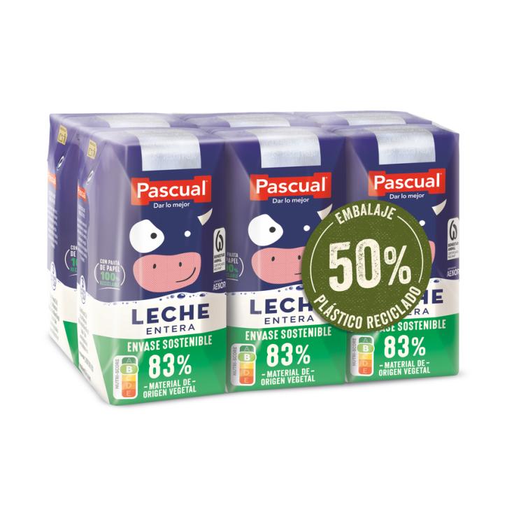 LECHE ENTERA, 6X200ML PASCUAL