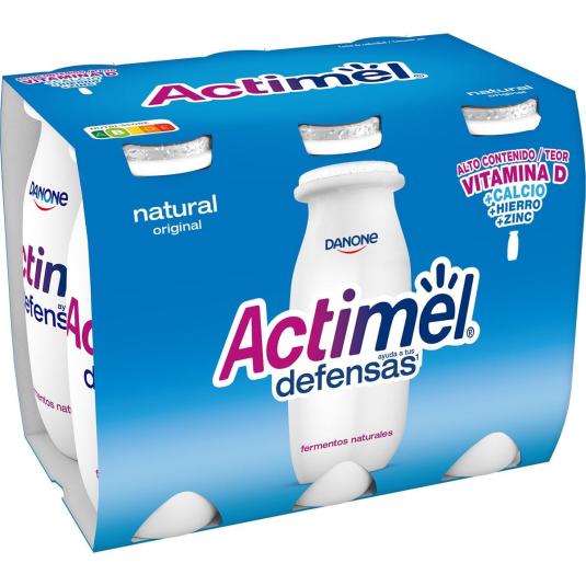 YOGUR ACTIMEL NATURAL, 6X100ML ACTIMEL