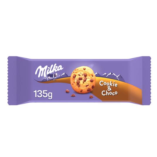 GALLETAS CON CHOCOLATE, 135G MILKA