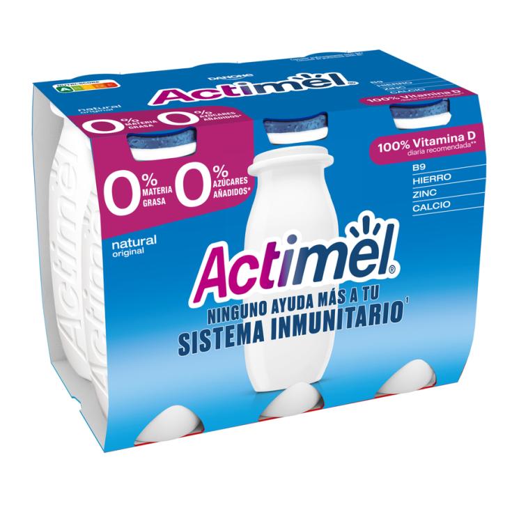 YOGUR ACTIMEL 0% NATURAL, 6X100ML ACTIMEL